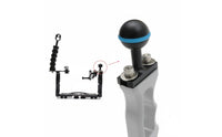 Anodized Finish Underwater Grip Ball Head Lightweight Underwater Camera Mount Portable Diving Camera Ball Mount Easy to Use for Divers
