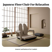 Adjustable Backrest Lounger Includes Armrests Adjustable Split-Back Lounger
