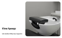 Waterproof Shampoo Bed Headrest Easy to Clean Shampoo Bowl Neck Rest Comfortable for Hairstylists, Spa Professionals, Barbershop