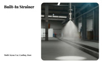 Built-in Filter Low Pressure Atomizing Nozzle Stainless Steel Misting Nozzle Precision Machined for Humidification