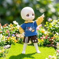 OB11 Doll Clothes Cute Hoodie Set for GSC Nendoroid P9 YMY 1/12 BJD Dolls