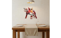 Two Birds on Branch Wall Decor Colorful Songbird Wall Decor Nature Art for Living Room, Entryway, Bedroom