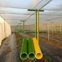 Indoor Plants and Outdoor Plants Garden Netting, Reusable Corrosion Resistant Garden Stakes for Plant Support, 28*24mm Hollow Tube Plant Stakes