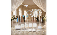 Balloon Arch Kit Indoor Balloon Arch Stand with Base Outdoor Decorations for Party Planners, Event Decorators, Birthdays, Photo Backdrops