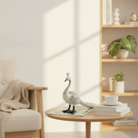 Peacock Ornament Resin Bird Sculpture Modern Decor for Entryway
