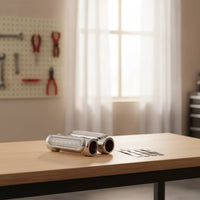 Chrome LED Guard Bar Light Long-Lasting Motorcycle LED Light with Mounting Strips Lightweight Crash Bar Lights Auxiliary