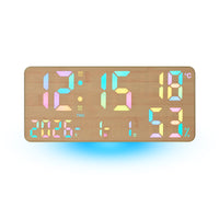 RGB Wall Clock with Ambient Light and Color Changing Feature