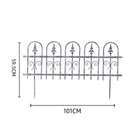 Plant Support Metal Garden Fence Panels Garden Fence Panel Expandable for Yard