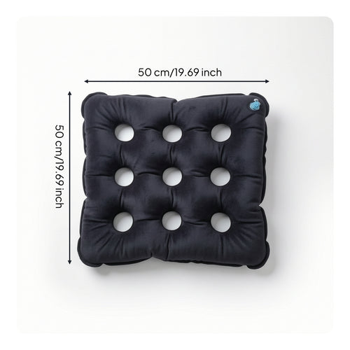 Cushion with Quilted Grid Soft Kitchen Chair Cushions Compact for Wheelchairs
