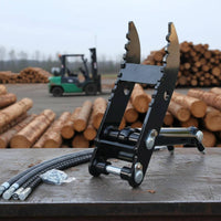 Excavator Thumb Clamp Curved Grippers Mini Excavator Thumb Clamp Construction Equipment with Hoses Steel for Under 2 Tons