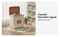 Foldable Cabinet with casters doubleOpening Household Storage Stackable
