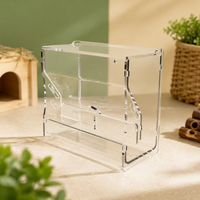 Transparent Bird Feeder, Wild Bird Feeder, Window, For Observation, Plastic, Bird, Food Container