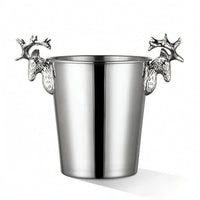 Ice Bucket Portable Ice Bucket with Handles Rust-Resistant Beverage Chiller for Hosts, Parties