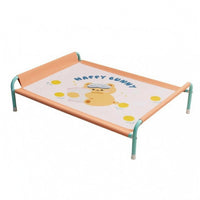 Raised Pet Cot Breathable Elevated Dog Bed Metal Frame for Indoor
