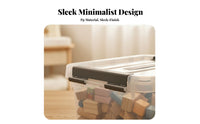 Clear Penduringic Box with Lid Stackable Household Storage particleresistant for Families