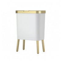 High-Foot Trash Can Easy to Clean Household Waste Long-Lasting for Living Room