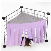 Corner Pet Resting Sling with Fringe Lightweight Small Animal Hideaway