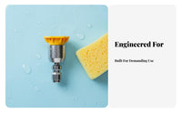 Long-Lasting 1/4 Inch Quick Connect Nozzle Heavy Duty High Pressure Car Wash Nozzle Easy Installation for Siding Washing