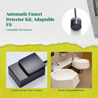 Brass Infrared Induction Faucet Detector, Automatic Touchless Water-Saving Control Box, Bathroom Sink Accessory