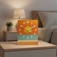 Sunset Timepiece Minimalist House Decoration Decorative