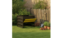 Compost Bin with Pull-out Door Open-Top Compost Bin with Door Spacious for Yard
