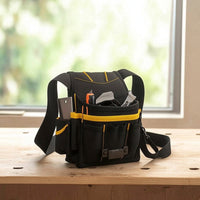 Structured Window Film Tool Bag Multi-Pocket Vinyl Wrap Tool Pouch Adjustable Utility Belt Pouch Convenient for Installers, Detailers, Garage Work