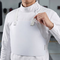 Fencing Chest Protector Guard Fencing with Straps Rigid Plastron for Fencers, Men