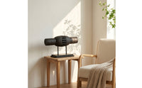 Sculpture Matte Black Sculpture with Base Minimalist Tabletop Decor for Office