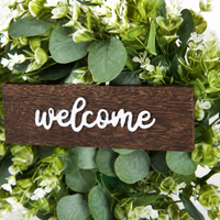 Artificial Eucalyptus Wreath, Christmas Wreath for Entry, Green Wall Decoration, Thanksgiving Party