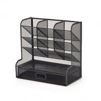 Desk Organizer with Pen Holder and Drawer Compact for Professionals, Students