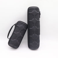 Portable Multi-Slot Watch Storage Box with Sponge Compartments, Zipper Bag for Travel