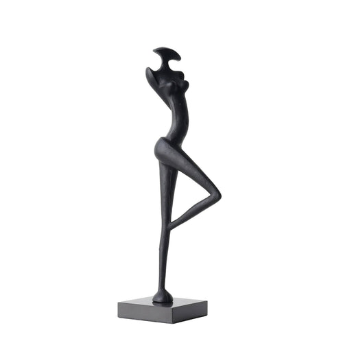 Human Figure Sculpture Decorative Human Sculpture Textured for Bookshelf