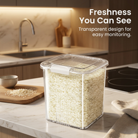 Large Food Storage Containers, Transparent Food Storage Bin, Sealed Food Storage Containers, Bulk Fo - Image 5