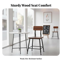 Industrial Design Side Chair Commercial-Grade Restaurant Seat Easy to Clean