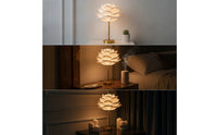 Elegant Rose Lamp Decorative Flower Lamp Romantic Warm Glow for Bedroom, Nightstand, Wedding