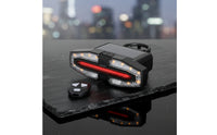 Cycle Rear Light with Solar Panel Wireless for Mountain Biking, Cyclists