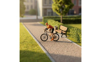 1/64 Cyclist Model Decorative Cyclist Decoration Imaginative Play