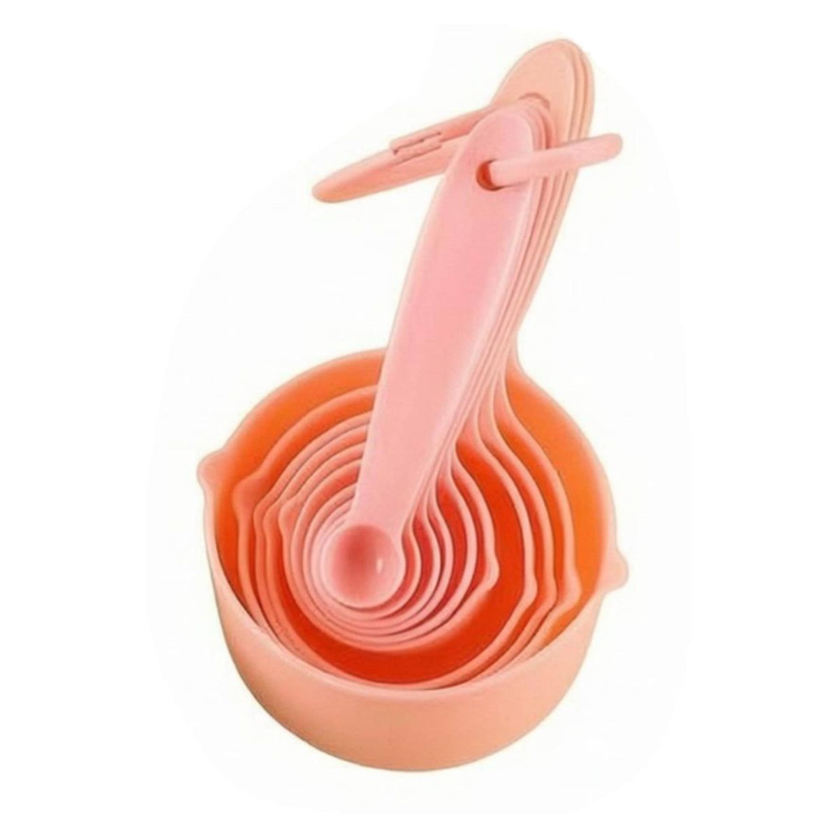 10 Pieces Measuring Cup Set Double Spout Nested Measure Cups Space-Saving Design