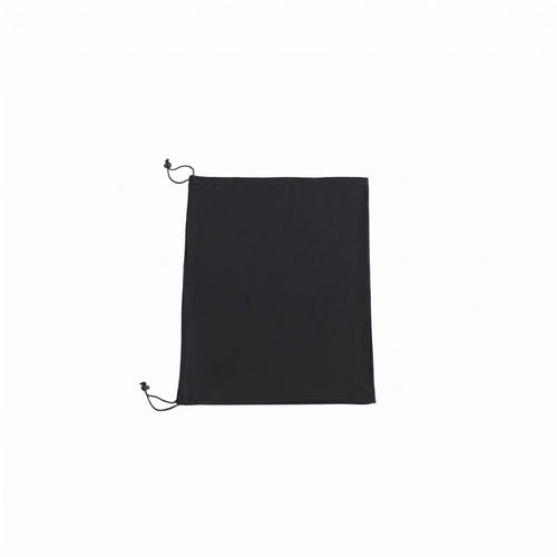 Black Bird Enclosure Cover Flat Rectangular Drawstring Bird Enclosure Cover