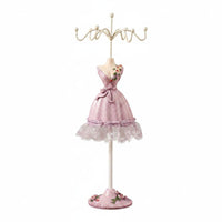 Resin Mannequin Jewelry Holder Gift Idea Mannequin Jewelry Organizer Decorative Dress Display Stand Elegant for Dressing Table, Bedroom