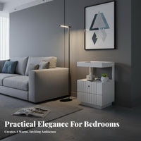 Narrow Storage Cabinet Space-Saving Narrow Side Table space Filler for Home Office