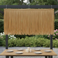 Tiki Hut Grass Roof Realistic Appearance Tiki Hut Thatch Weatherproof for Garden