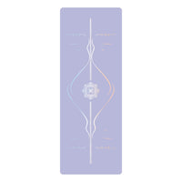 Exercise Mat Non-Slip Exercise Mat with Rubber Base Cushioned for Yogis, Dancers