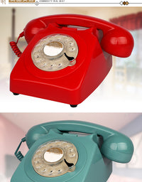 Classic Retro Wired Telephone for Home Office Hotel
