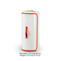 Cylindrical Storage Bag Foldable Closet Organizer Large Capacity for Under-Bed