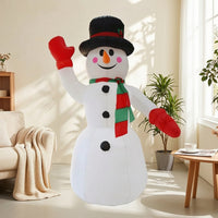 Outdoor Christmas Snowman Easy to Use Inflatable Snowman Foldable Yard Decoration Festive for Entryways, Party