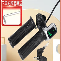 Electric Bike LCD Display Throttle Grip 36V 48V 60V
