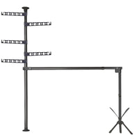 Freestanding Retractable Clothes Drying Rack for Balcony