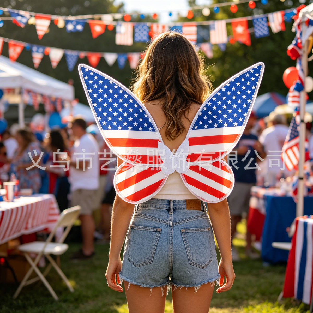 Butterfly Wings Costume Accessory Set for Party and Stage Performance