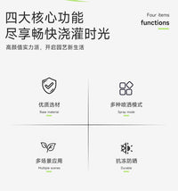 草坪工地桥梁养护浇花摇摆旋转喷头18孔大范围自动摇摆铜嘴洒水器